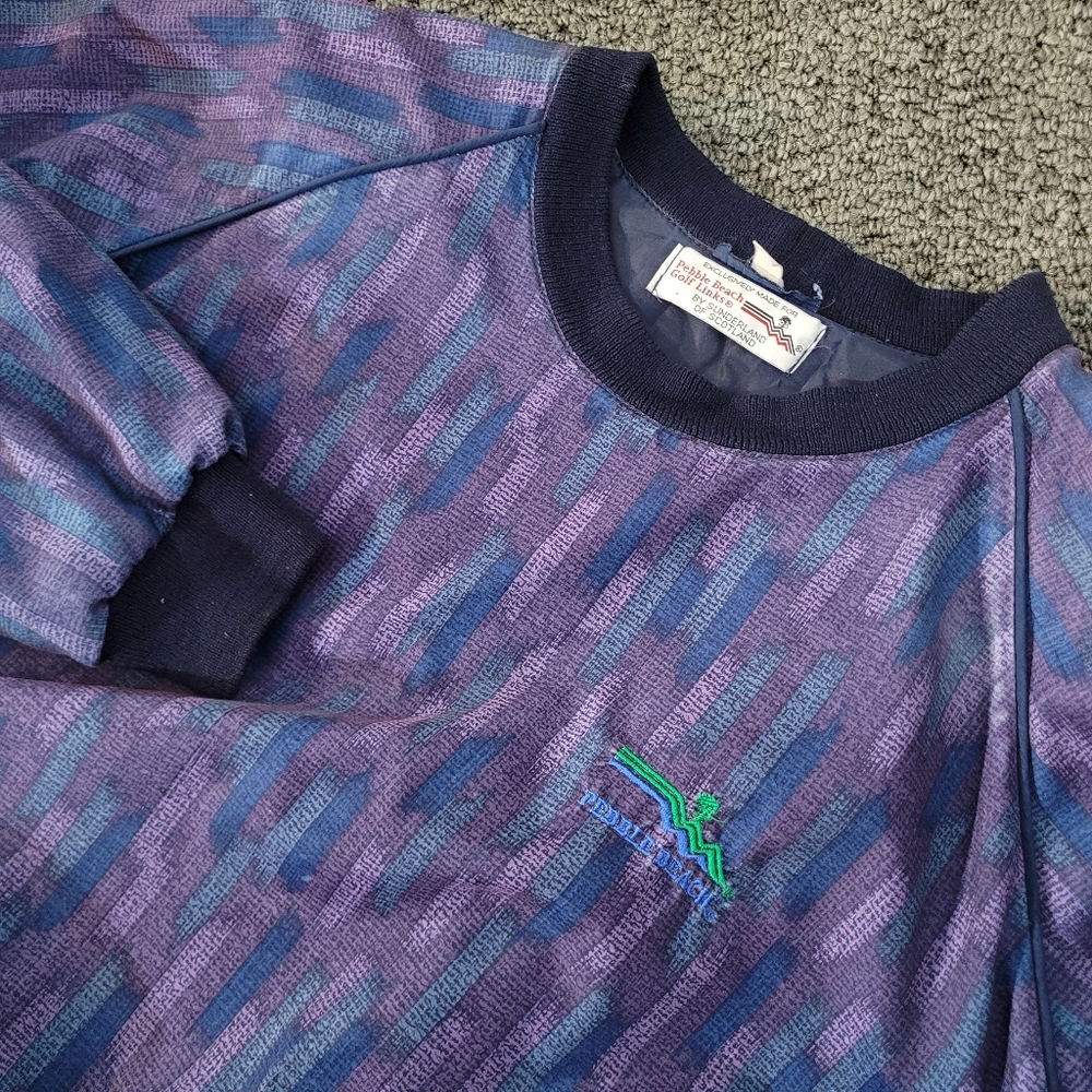 Sunderland Of Scotland Pebble Beach Unisex Insulated Golf Pullover Size Large
